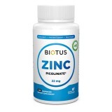 Цинк піколінат Zinc Picolinate Biotus 22 мг 100 капсул