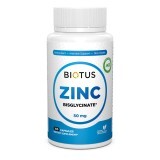 Цинк бісгліцинат Zinc Bisglycinate Biotus 50 мг 100 капсул