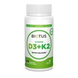Вітамін Д3 К2 з кальцієм Biotus 60 капсул