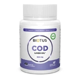 Риб'ячий жир з печінки тріски Cod Liver Oil Biotus ісландський 60 капсул