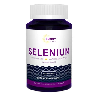 Селен Selenium Powerful Sunny Caps 50 мкг 100 капсул