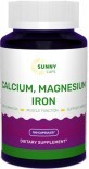 Кальцій магній залізо Calcium Magnesium and Iron Powerful Sunny Caps 100 капсул