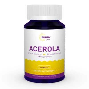 Ацерола Acerola Sunny Caps 500 мг 60 таблеток