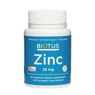 Цинк Zinc Biotus 35 мг 60 капсул