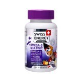 Omega-3 Multivit Swiss Energy для детей, 60 шт