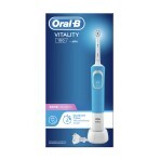 Электрическая зубная щётка Oral-B D100 Vitality Sensi Ultrathin синяя, 1 шт: цены и характеристики