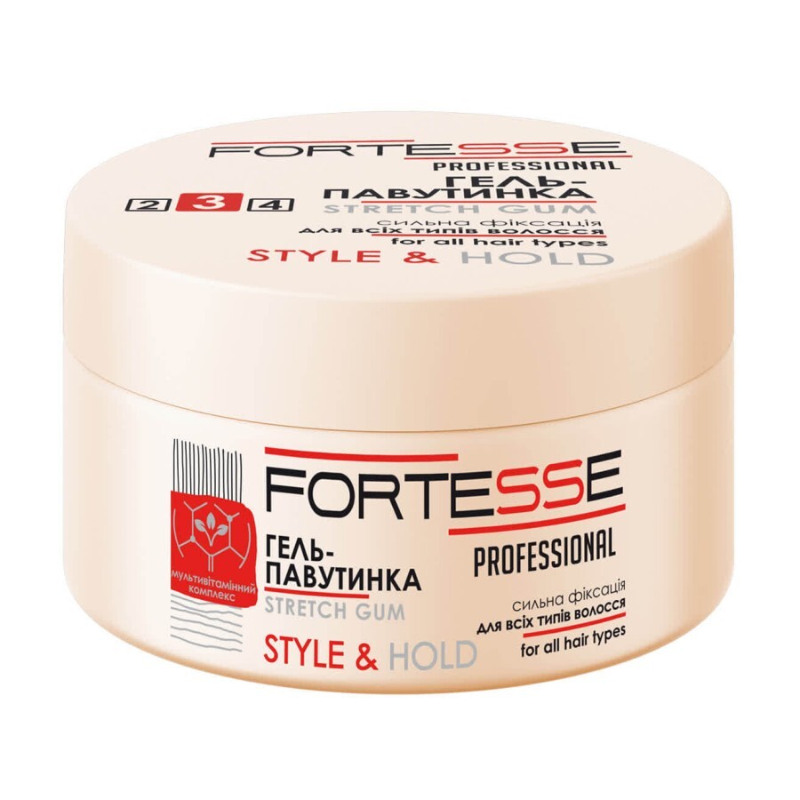 Гель-павутинка для волосся Fortesse Professional Style & Hold сильної фіксації, 75 мл: ціни та характеристики