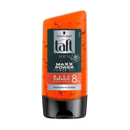 Гель для укладання волосся Taft Men Maxx Power фіксація 8, 150 мл