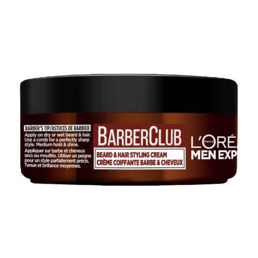 Крем для укладання бороди та волосся L'Oreal Paris Men Expert Barber Club 75 мл: ціни та характеристики
