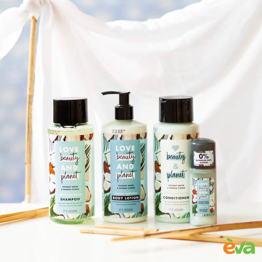 Кондиціонер для волосся Love Beauty&Planet Coconut Water & Mimosa Flower Conditioner Об'єм та щедрість, 400 мл: ціни та характеристики