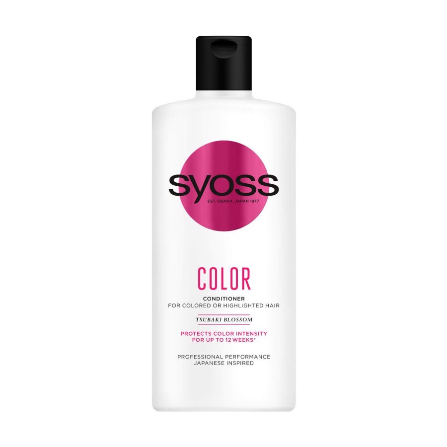 Бальзам Syoss Color з квіткою камелії для пофарбованого і тонованого волосся 440 мл: ціни та характеристики