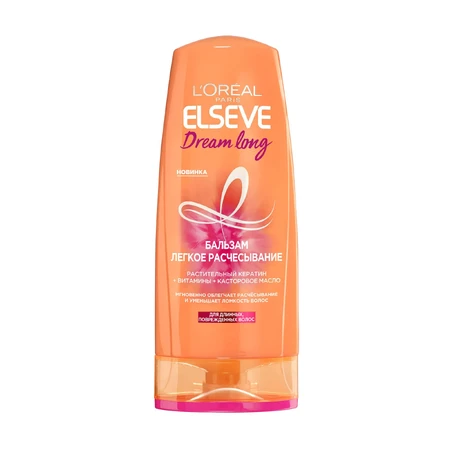 Бальзам L'Oreal Paris Elseve Dream Long Легке розчісування, для довгого пошкодженого волосся, 200 мл: ціни та характеристики