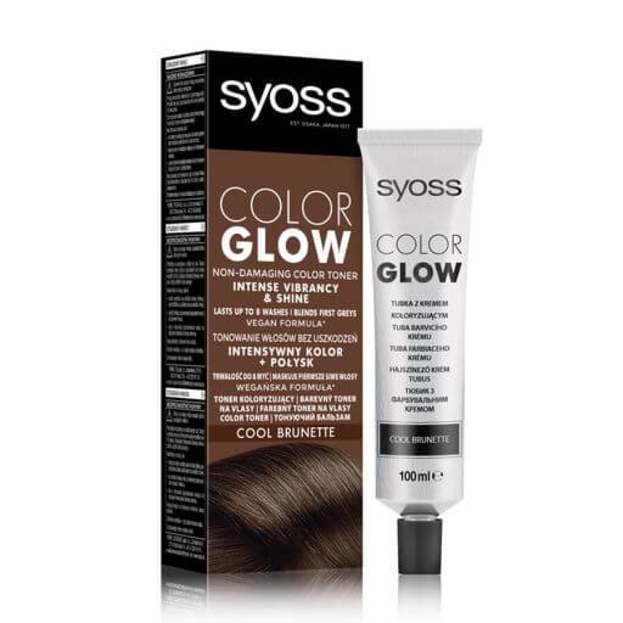 Відтінковий бальзам для волосся Syoss Колір + Блиск Холодний каштановий 100 мл: ціни та характеристики