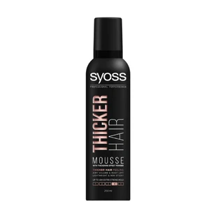 Мус для волосся Syoss Thicker Hair Mousse з волокнами для потовщення 250 мл