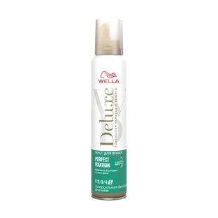 Мусс для волос Wella Deluxe Perfect Fixation суперсильная фиксация, 200 мл