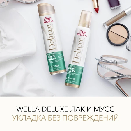 Мусс для волос Wella Deluxe Perfect Fixation суперсильная фиксация, 200 мл: цены и характеристики