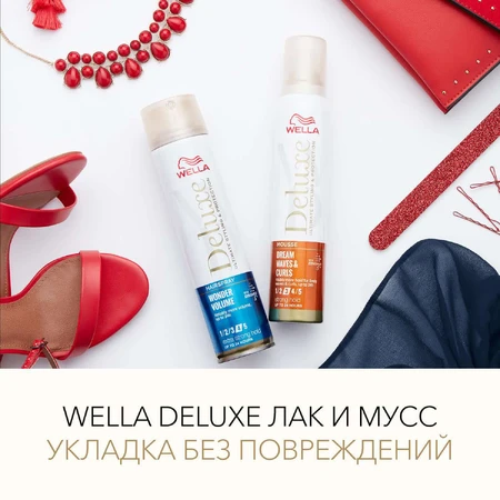 Мус для волосся Wella Deluxe Dream Waves Curls сильна фіксація, 200 мл: ціни та характеристики
