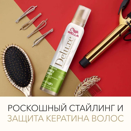 Мус для волосся Wella Deluxe Динамічна фіксація 200 мл: ціни та характеристики