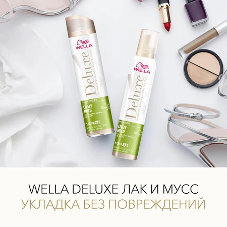 Мус для волосся Wella Deluxe Динамічна фіксація 200 мл: ціни та характеристики