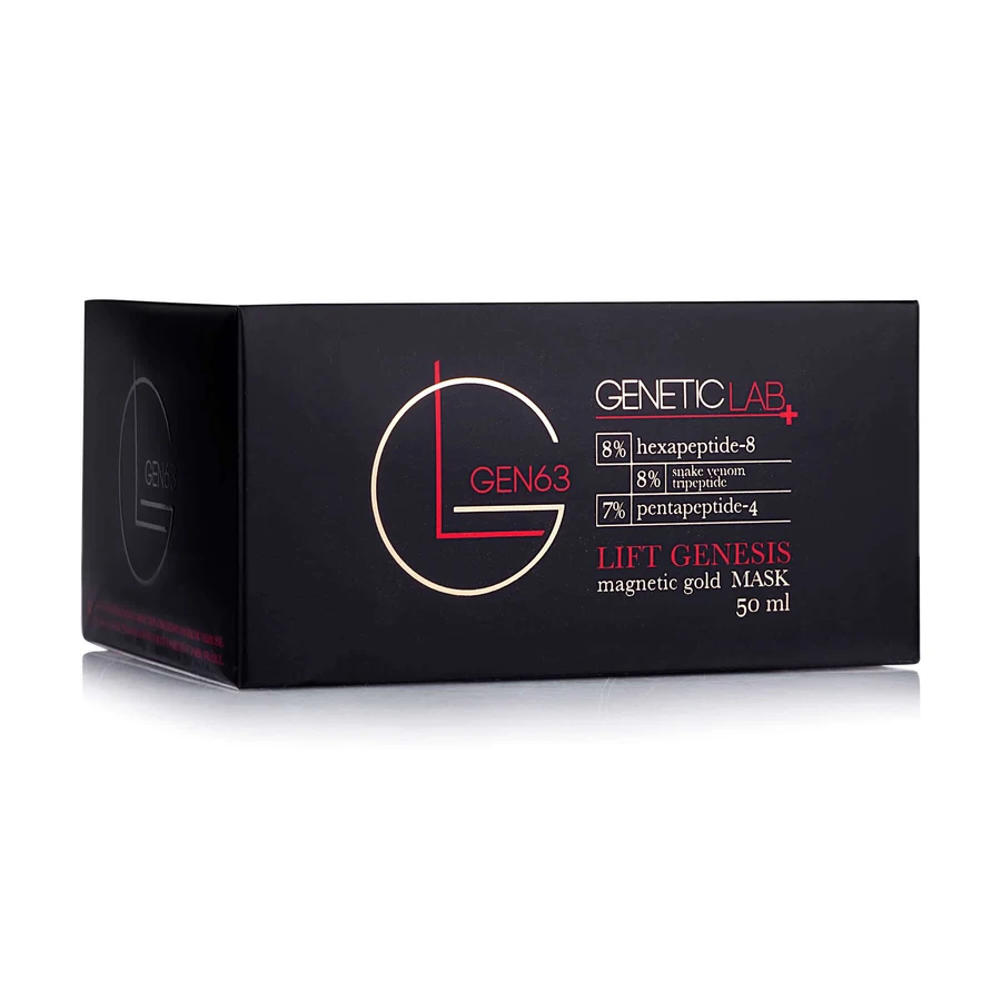 Магнітна золота маска з пептидами GEN 63 Genetic Lab+Lift Genesis, 50 мл: ціни та характеристики