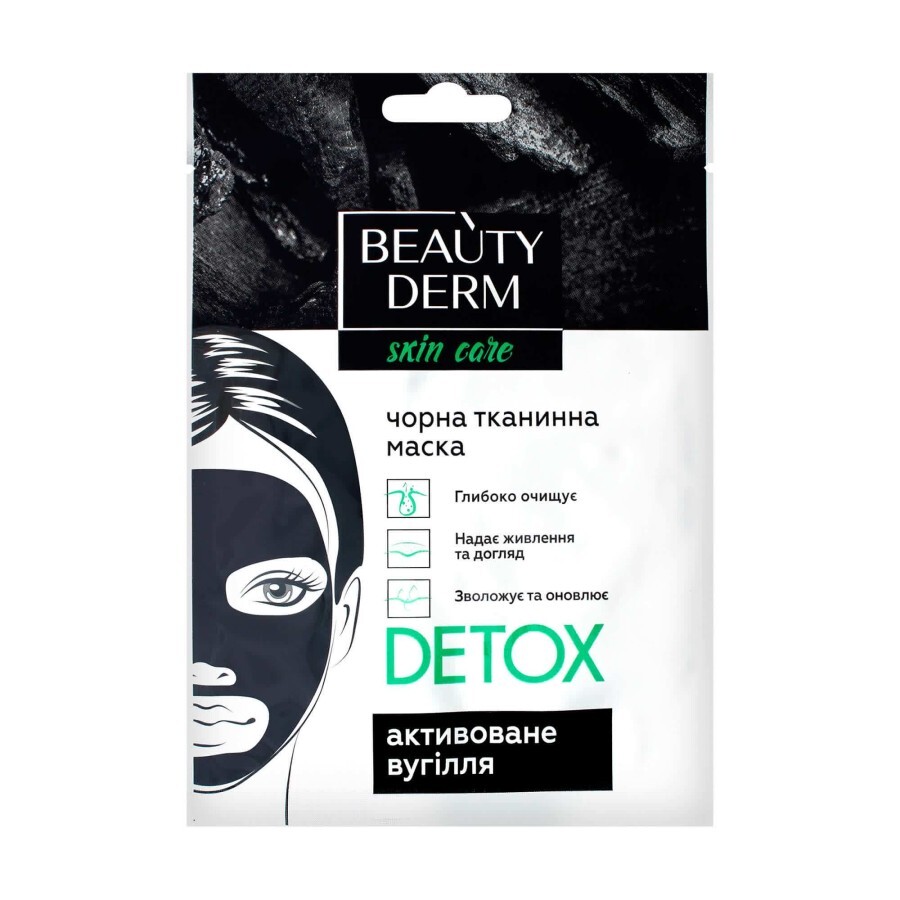Пенная тканевая маска для лица Beauty Derm Detox, 25 мл: цены и характеристики