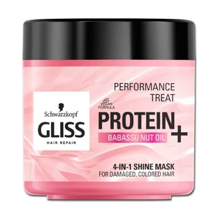 Маска Gliss Kur Performance Treat 4 в 1 Блеск для поврежденных и окрашенных волос 400 мл