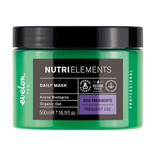 Маска для волосся Evelon Pro Nutri Elements Органічний овес для щоденного використання, 500 мл