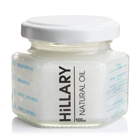 Кокосовое масло Hillary Virgin Coconut Oil 100 мл: цены и характеристики