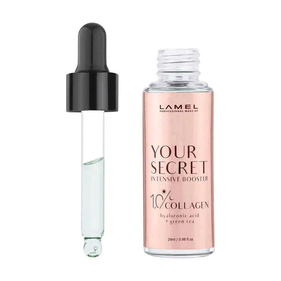Сироватка для обличчя Lamel Professional Your Secret з колагеном та екстрактом зеленого чаю 01, 29 мл: ціни та характеристики