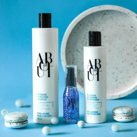 BB-сироватка для волосся ABOUT hair Зволожувальна перлинна Гіалуроновий Удар, 50 мл: ціни та характеристики