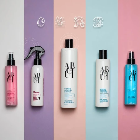 Двофазний спрей для волосся ABOUT hair Кератинове розгладження, 150 мл: ціни та характеристики