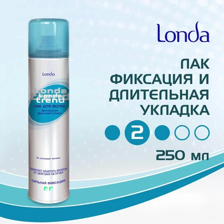 Лак для волосcя LondaTrend сильної фіксації, 250 мл: ціни та характеристики