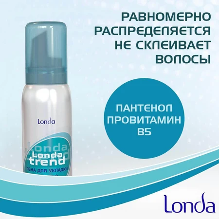 Пена для волос LondaTrend ультрасильной фиксации, 200 мл: цены и характеристики