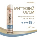 Лак для волосся Wella Wellaflex Миттєвий об'єм Екстрасильна фіксація 250 мл: ціни та характеристики