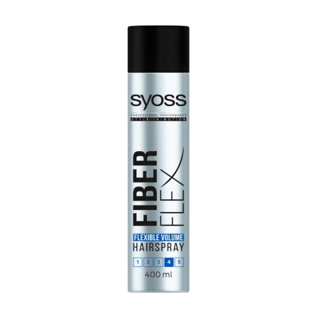 Лак для волосся Syoss Fiber Flex Flexible Volume Hairspray екстрасильна фіксація 4 400 мл