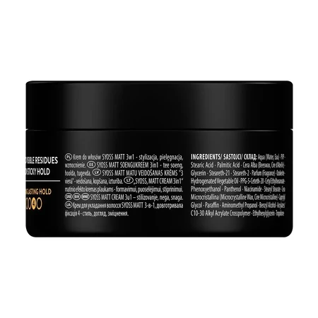 Матувальний крем для укладання волосся SYOSS Matt Cream 3 In 1 Style Care Strength екстрасильна фіксація, 100 мл: ціни та характеристики
