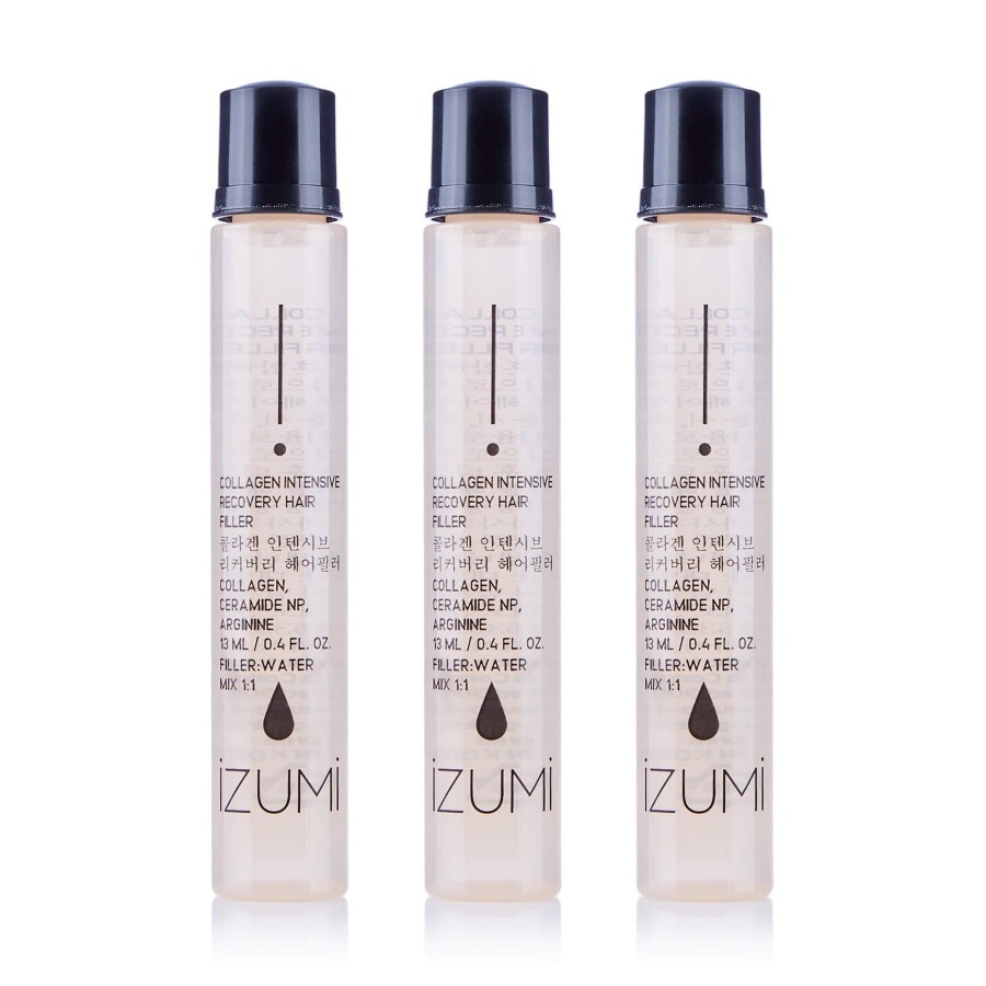 Філер для волосся IZUMI Колаген, Інтенсивне відновлення 13 мл 3 шт: ціни та характеристики