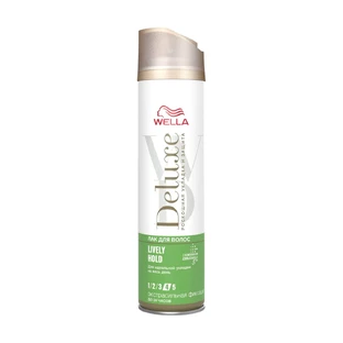 Лак для волосся Wella Deluxe Lively Hold екстрасильна фіксація, 250 