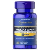 Мелатонін, Melatonin, Puritan's Pride, 5 мг, 120 таблеток (повільного вивільнення)