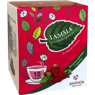 Гамма растительные гранулы со вкусом малины 4,8 г саше, №10