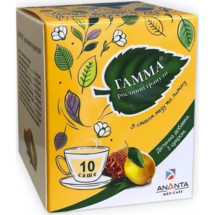 Гамма растительные гранулы со вкусом мед и лимон 4,8 г саше №10