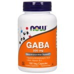 Гамма-аминомасляная кислота GABA Now Foods 500 мг вегетарианские капсулы №100: цены и характеристики