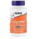 L-Карнитин Now Foods 500 мг таблетки №50