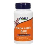 Альфа-ліпоєва кислота Now Foods 250 мг капсули №60