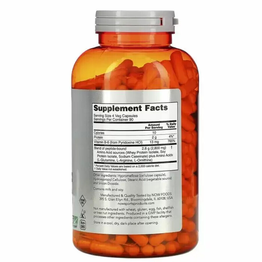 Комплекс амінокислот Now Foods Sports вегетаріанські капсули №360: ціни та характеристики