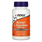 Ацетил-L Карнитин Now Foods 500 мг вегетарианские капсулы №50: цены и характеристики
