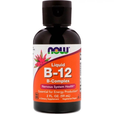 Витамин B-12 Жидкий Now Foods 59 мл