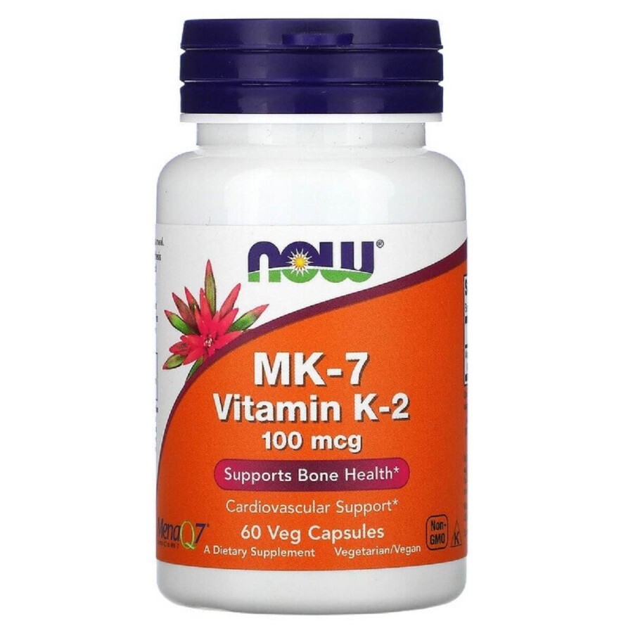 Витамин К-2 Now Foods 100 мкг вегетарианские капсулы №60: цены и характеристики