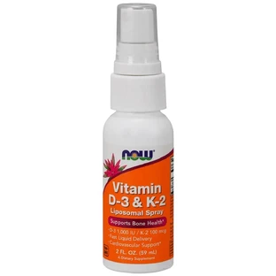 Витамины D-3&K-2 Now Foods Липосомальный спрей 1000 МЕ/100 мкг 59 мл