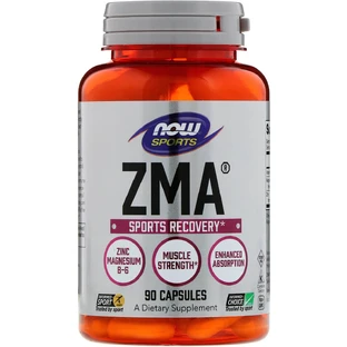 Спортивное обновление Now Foods ZMA После тренировки капсулы №90
